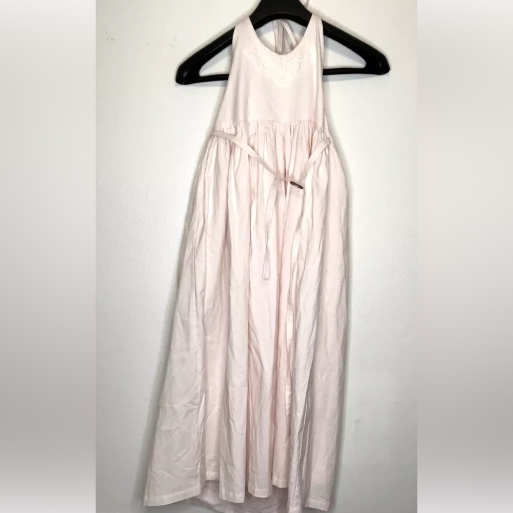 New Dollcake Oh So Girly Forever Girl Maxi Dress Blush Light Pink Size 8